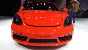 La nouvelle Porsche Boxster sur le salon de Genève