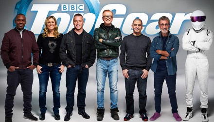 Matt LeBlanc et l'équipe de Top Gear UK