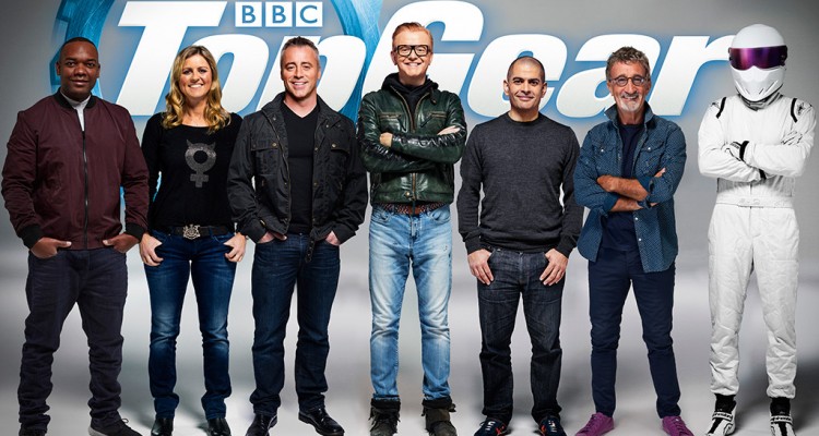 Matt LeBlanc et l'équipe de Top Gear UK