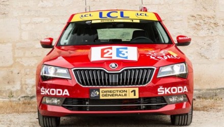 Skoda Superb tour de france