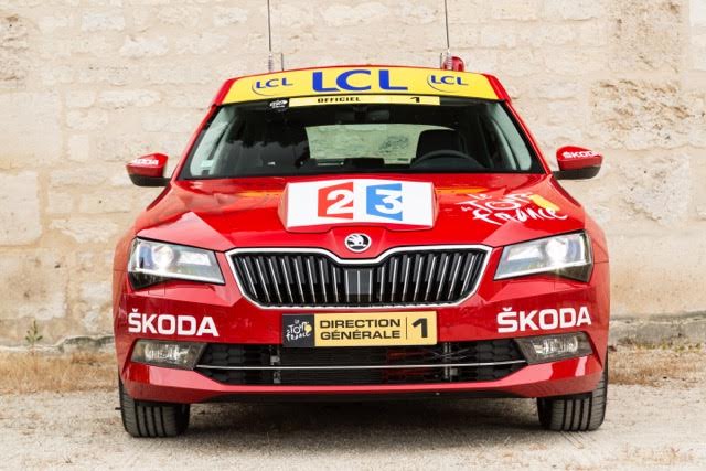 Skoda Superb tour de france