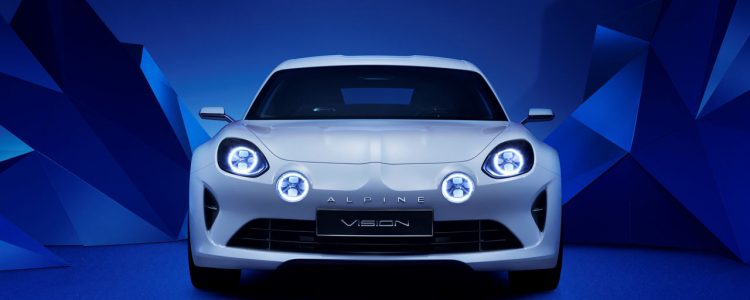 Alpine A110 vue de face