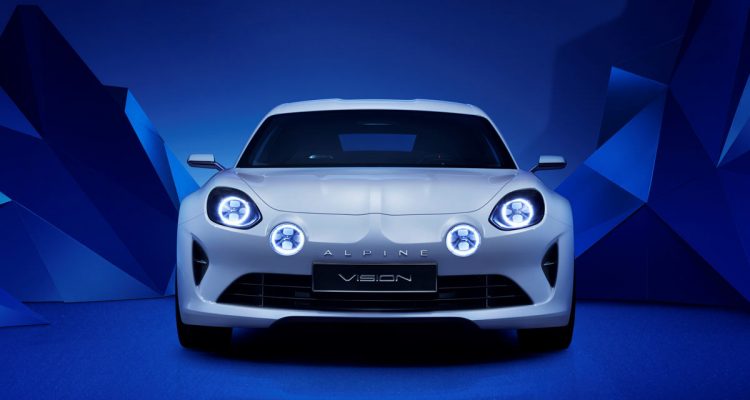 Alpine A110 vue de face