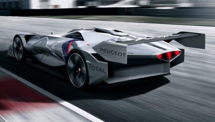 La Peugeot L750 R HYbrid Vision Gran Turismo dans GT Sport