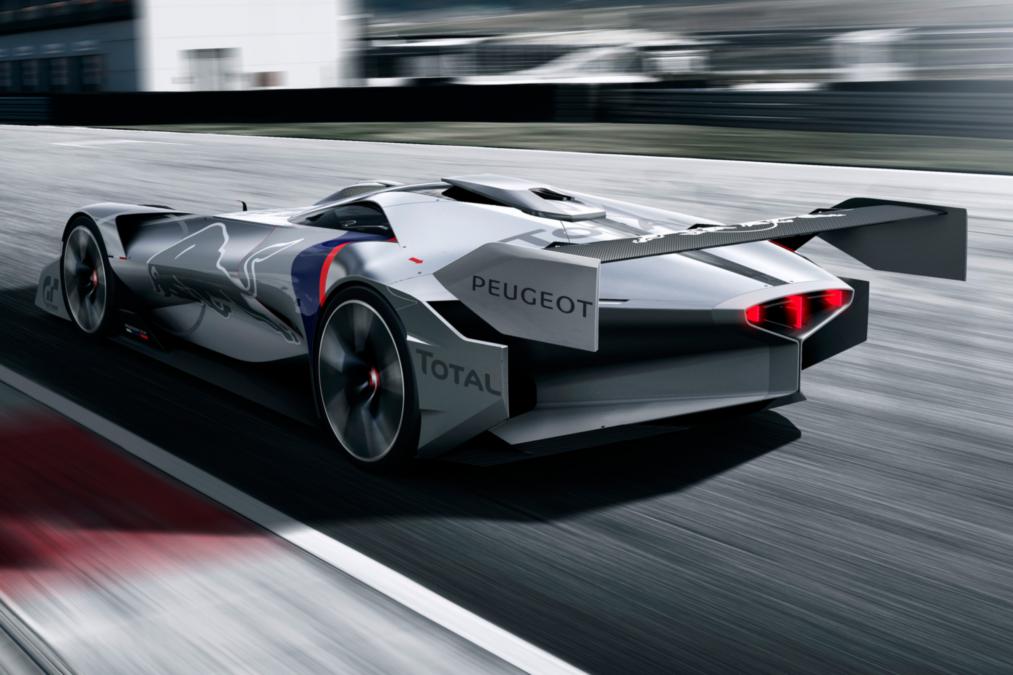 La Peugeot L750 R HYbrid Vision Gran Turismo dans GT Sport