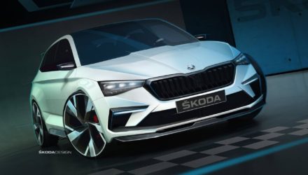 Skoda Vision RS, le concept car tchèque au Mondial de l'Auto 2018