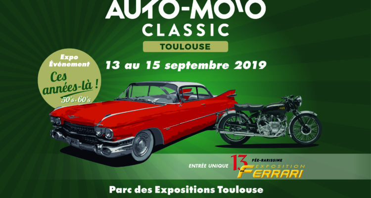 Toulouse : L'affiche du Salon Auto-Moto Classic 2019