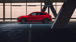 La silhouette du Porsche Macan GTS