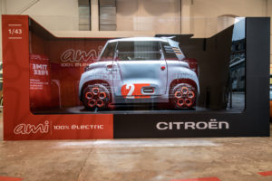 Exposition Citroën Ami Chérie j'ai agrandi la voiture !