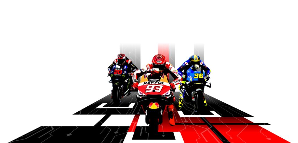 Du gameplay pour le jeu vidéo MotoGP 21