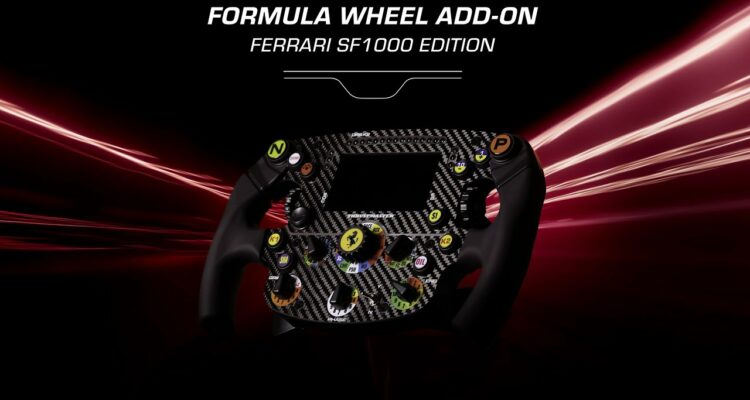 Jeux vidéo : Thrustmaster lance le Formula Wheel Add-On Ferrari SF1000 Edition !