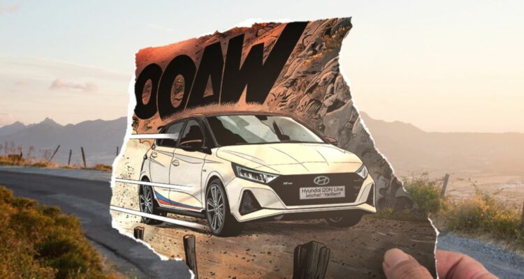 Une i20 N Line "Michel Vaillant" pour la Vaillante Académie !