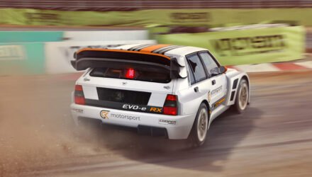 La Lancia Delta EVO-e (retrofit) débarque en Rallycross !