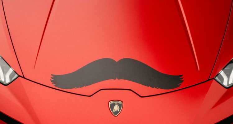 lamborghini moustache