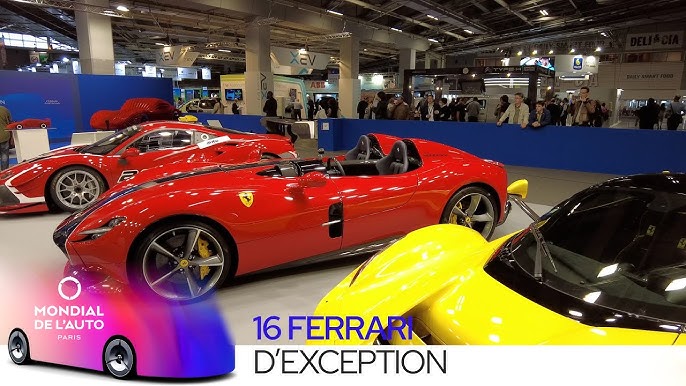 Mondial de l'Auto, des "écolos" dégradent des Ferrari !