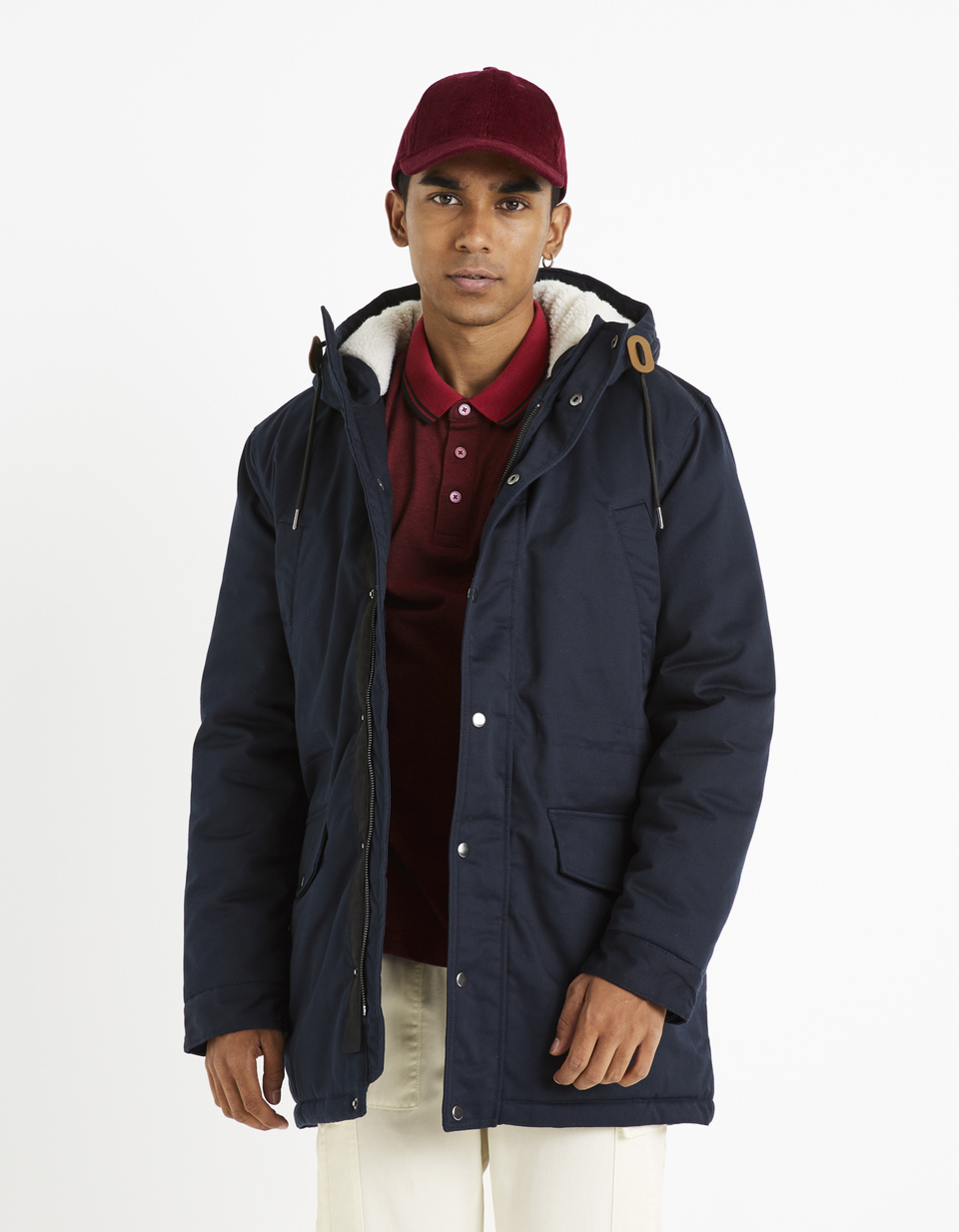 parka doublée sherpa homme