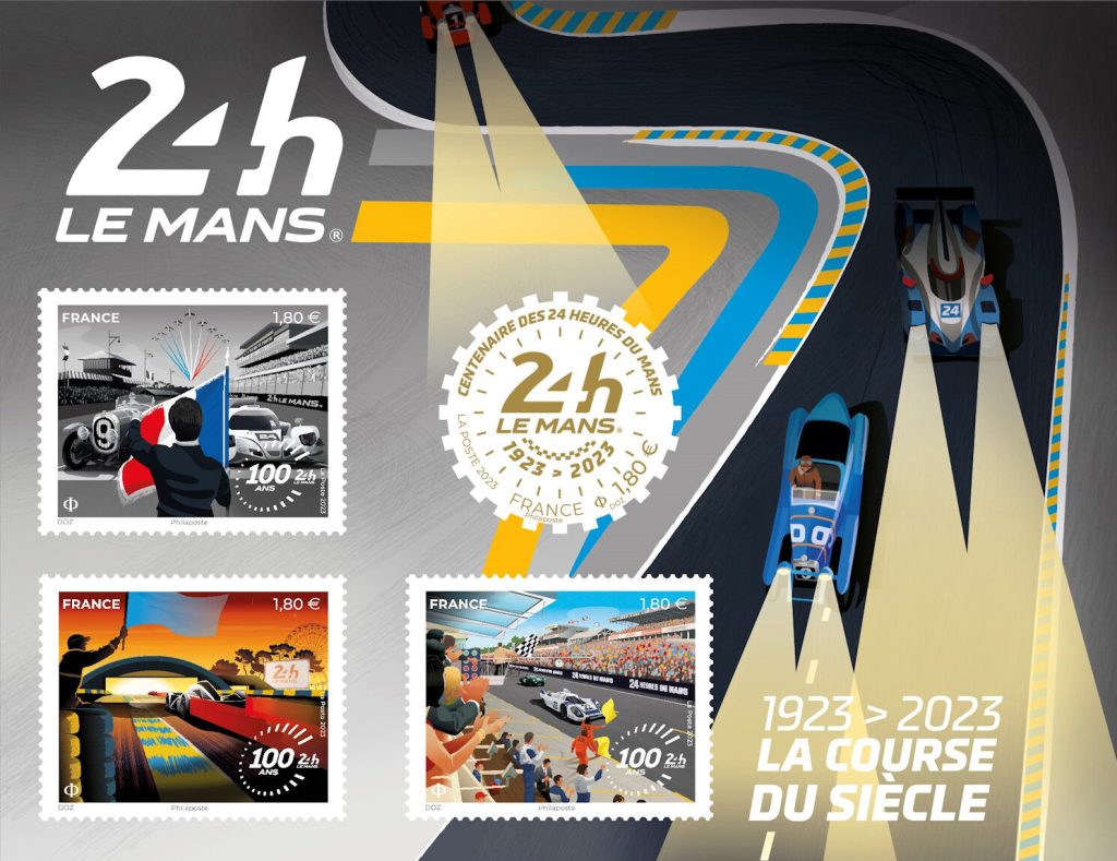 La Poste lance une collection de timbres spéciale "24 Heures du Mans"