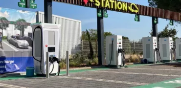 borne abb e-mobility chez Lidl, à Nimes