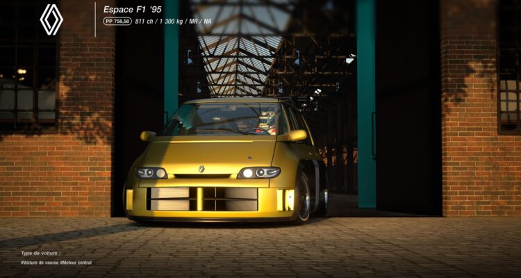 GT7 POWER PACK RENAULT ESPACE F1