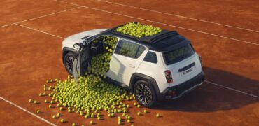 Le Show-car Renault 4 Roland-Garros E-Tech, star du rendez-vous Tennis de l’année !