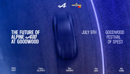 La future Alpine A110 électrique nous donne rendez-vous à Goodwood