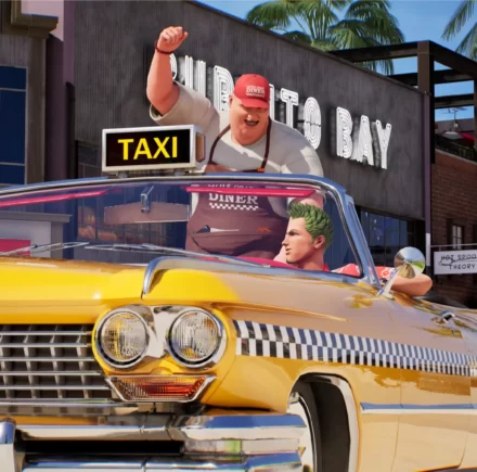 crazy taxi en jette visuellement