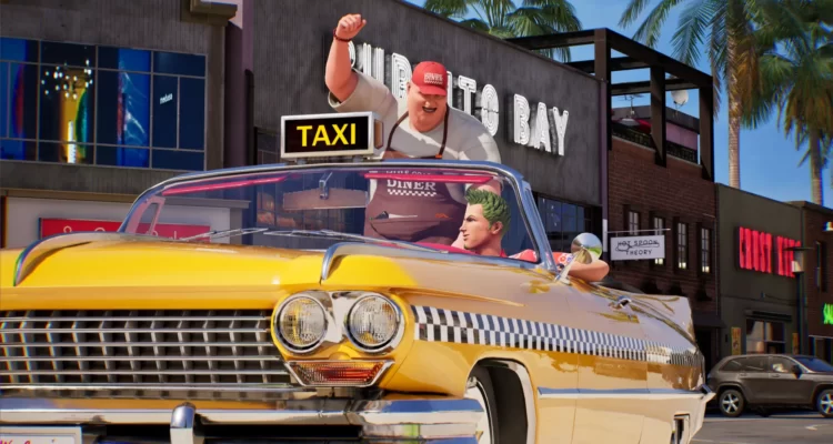 crazy taxi en jette visuellement