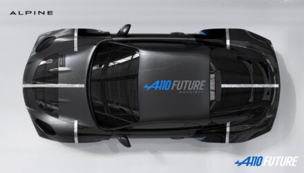 Alpine présente l'A110 Future juste avant le Goodwood Festival