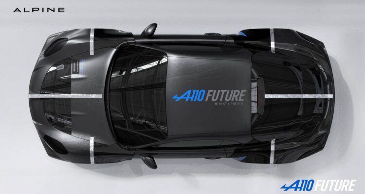 Alpine présente l'A110 Future juste avant le Goodwood Festival