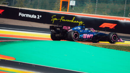F1 ALPINE dégringole mais résiste sur le tobogan belge