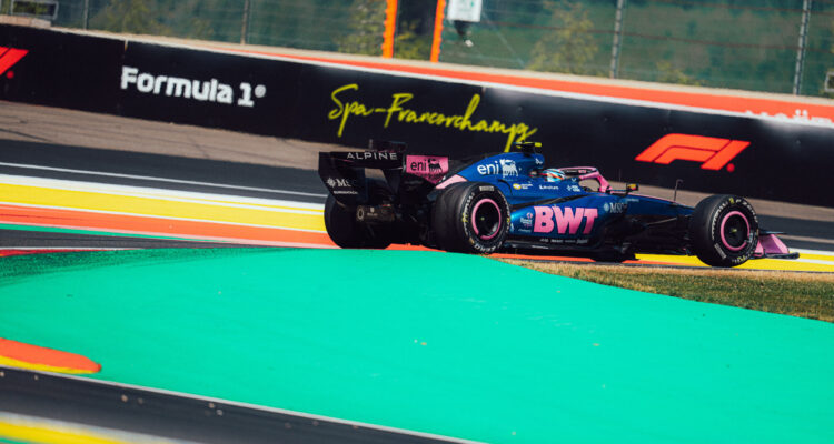 F1 ALPINE dégringole mais résiste sur le tobogan belge