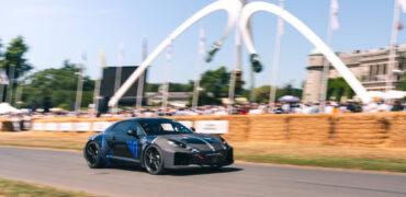 alpine à foodwood avec sa nouvelle version de l'A110