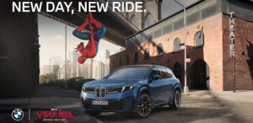 la bmw ix3 dans le nouveau spider-man
